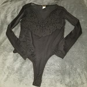 Black Bodysuit - Large
